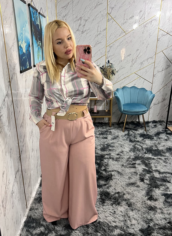 Pantalone caramella- Rosa