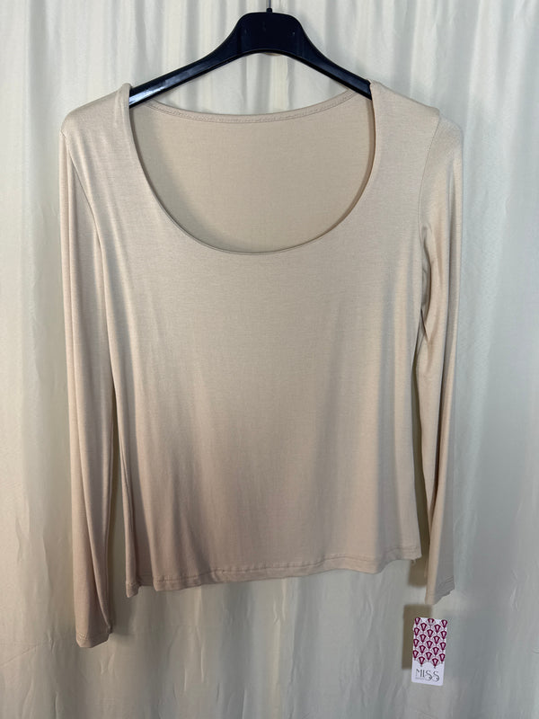 Maglia basic - Beige