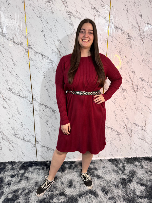 Maglione vestito oversize