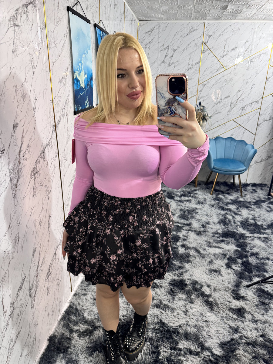 Body spalla scoperta-Rosa