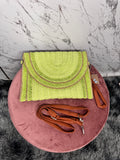 Pochette Rafia-Lime