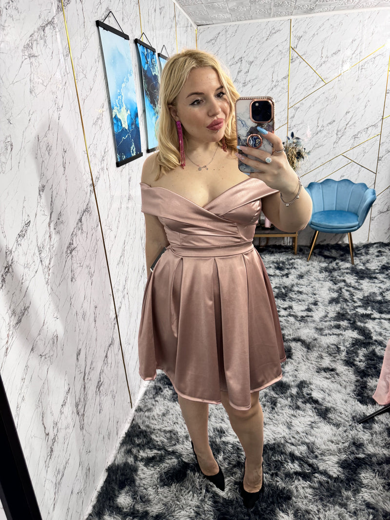 Abito Giuliette Mini- Rosa antico