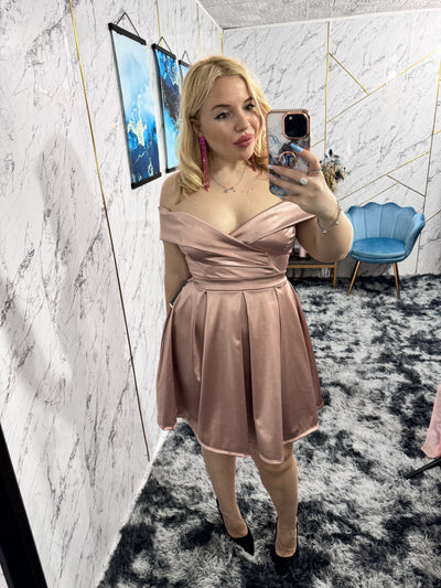 Abito Giuliette Mini- Rosa antico