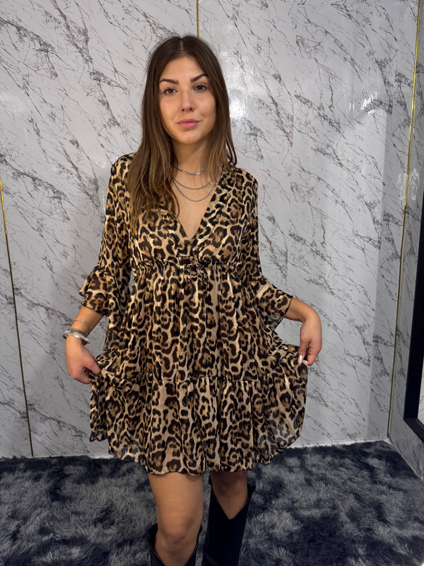 Animal print dress - spotted