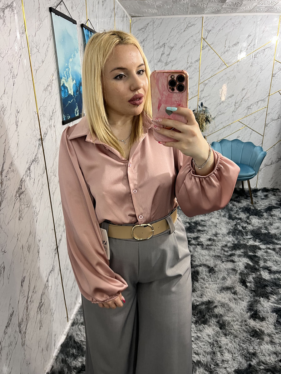 Camicia manica a sbuffo