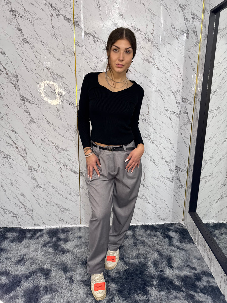 Pantalone work-grigio