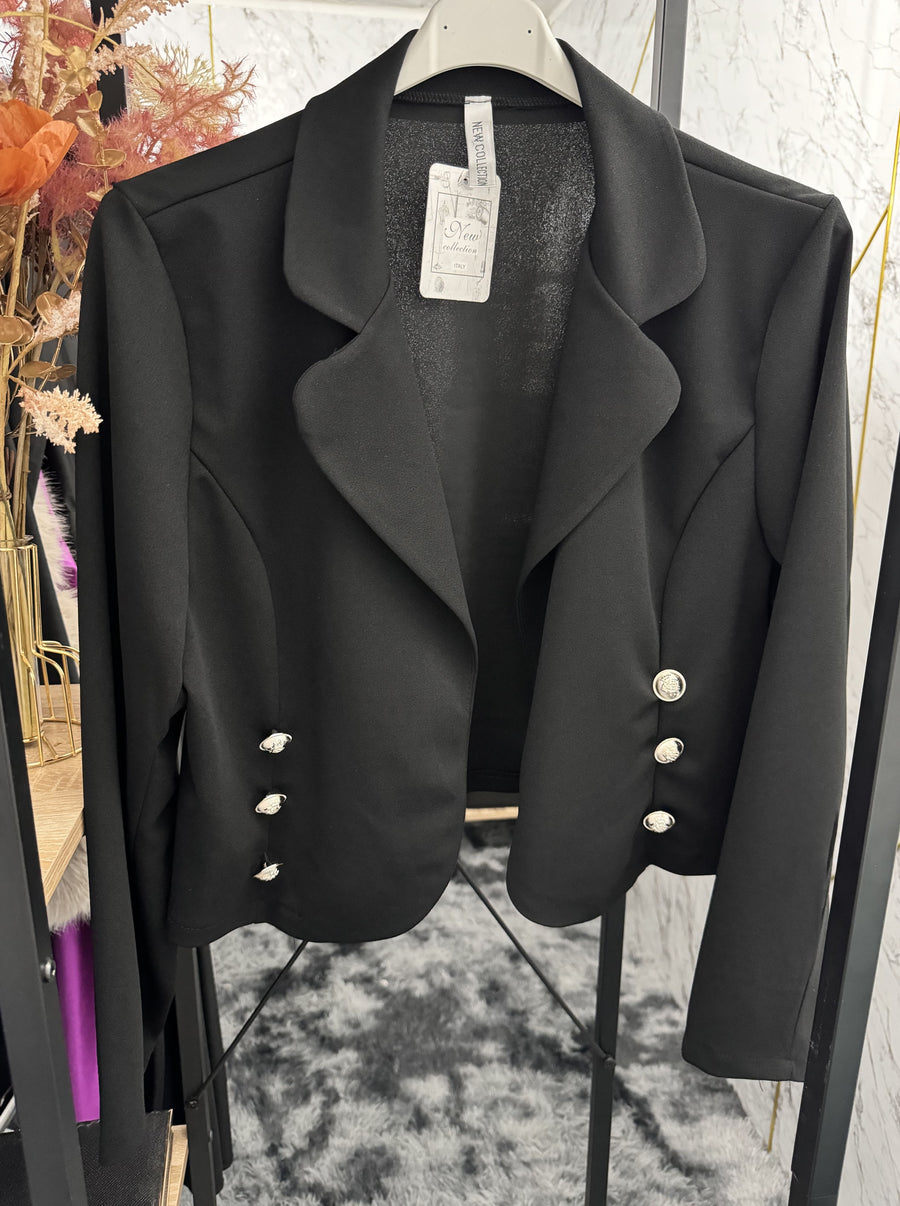 Giacchino bottoni- Nero