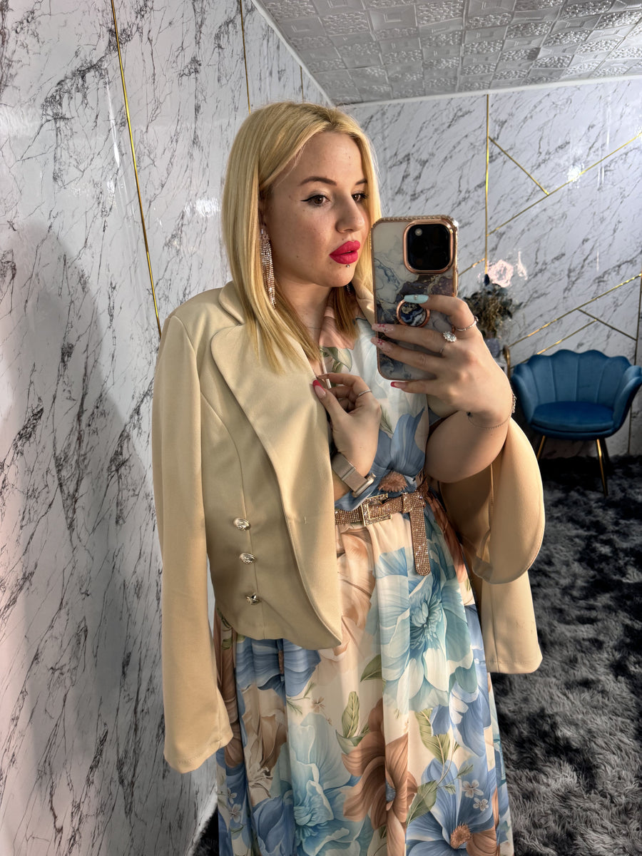 Giacchino bottoni- Beige