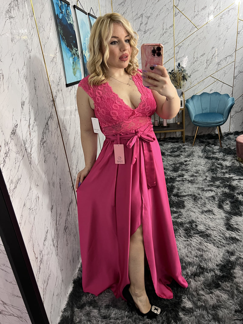 Gonna lunga simil raso - Rosa