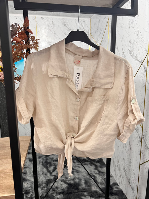 100% LINEN blouse