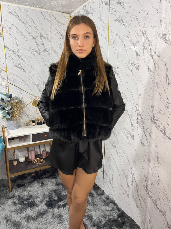 Gilet eco-fur