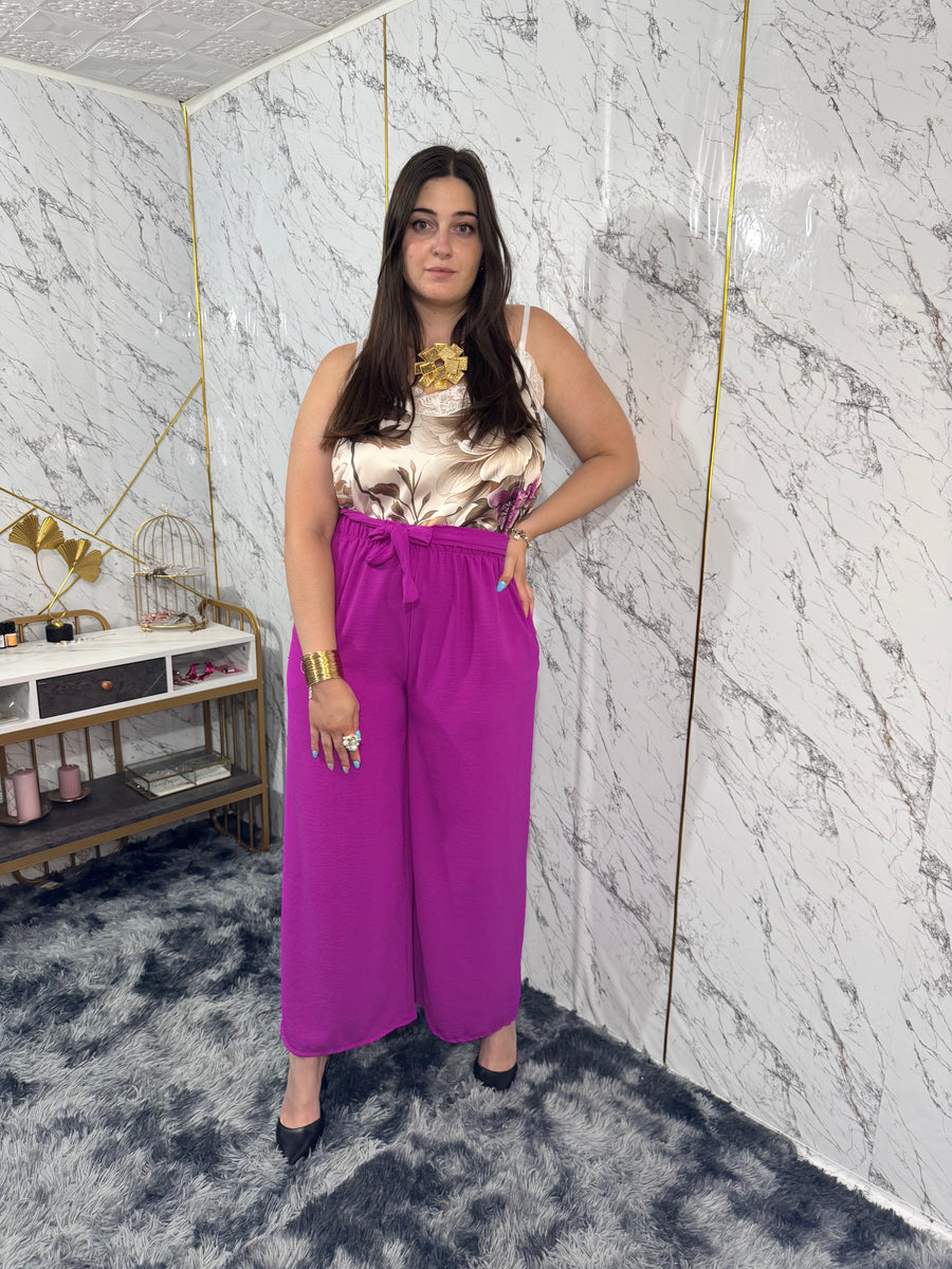 Pantalone alba- magenta
