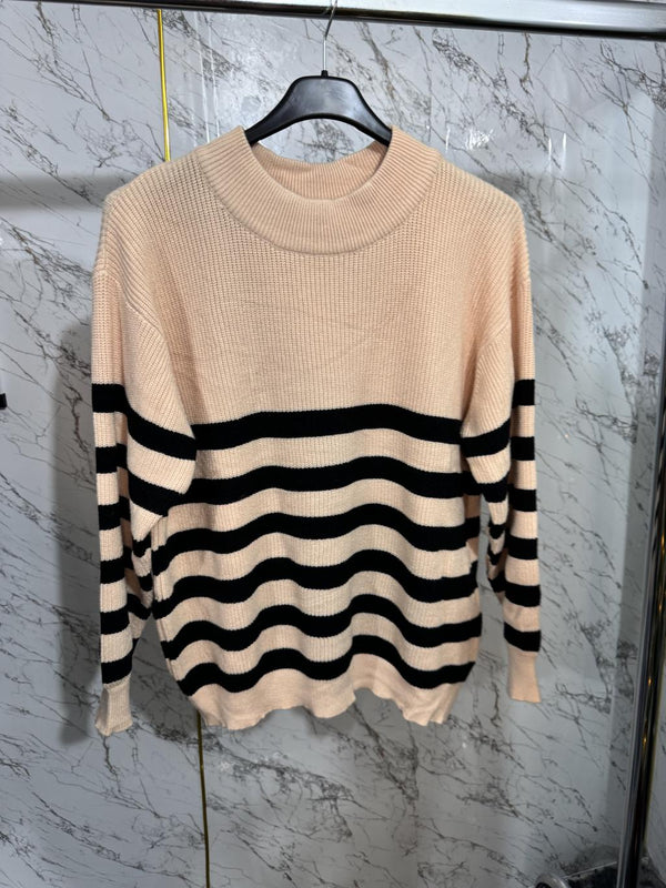 Maglione a righe - Light Blue Shop Online