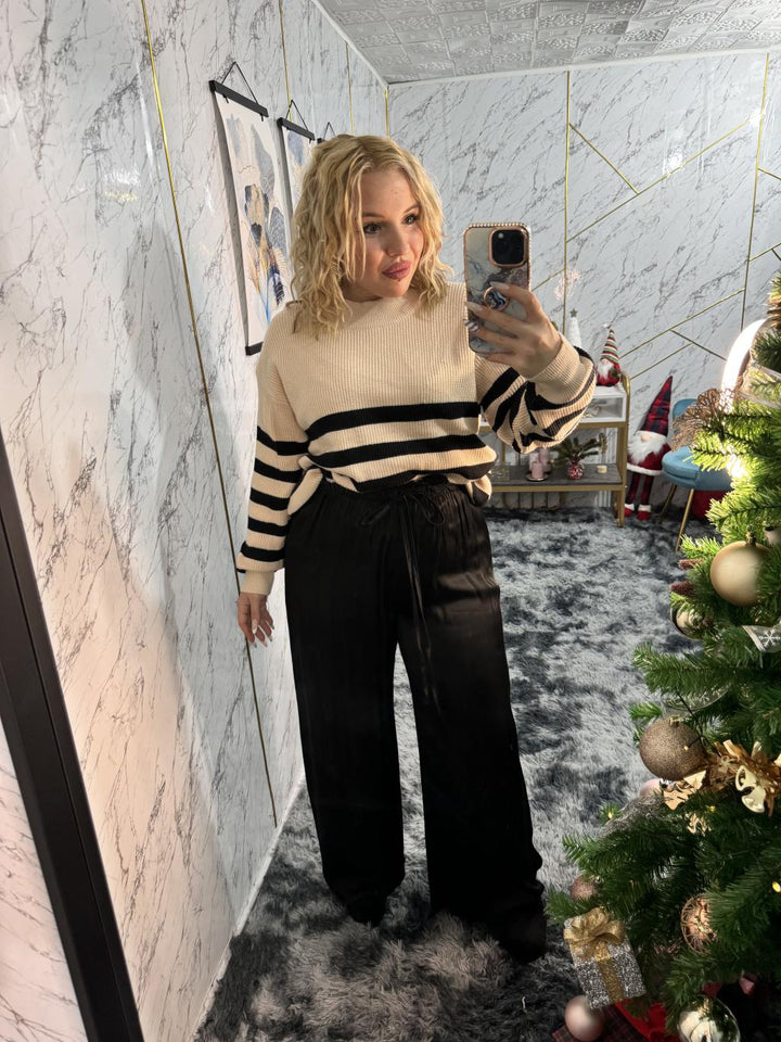 Maglione a righe - Light Blue Shop Online